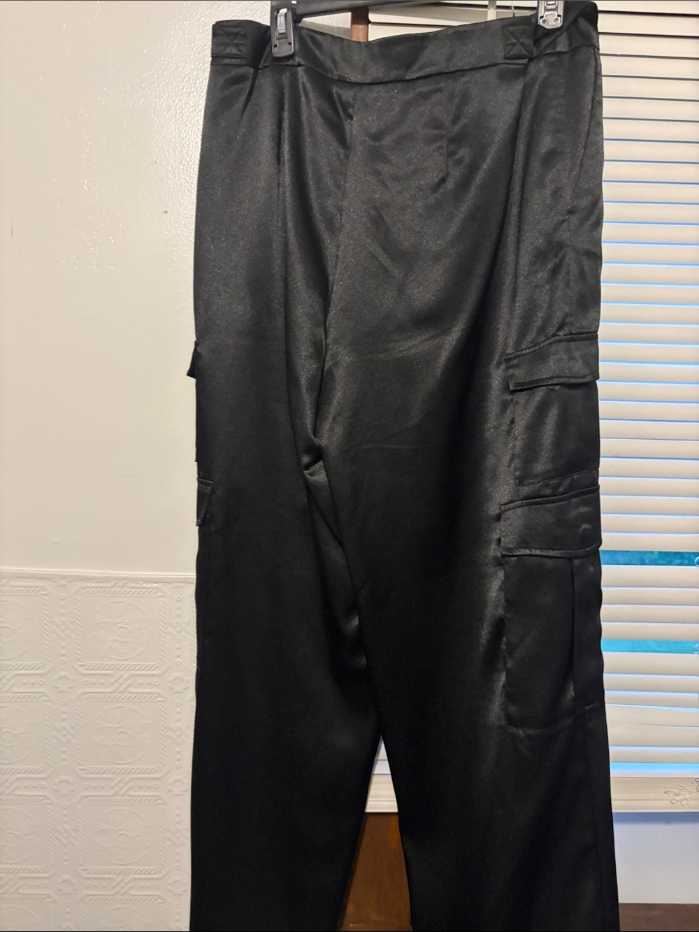 Satin dress slacks
